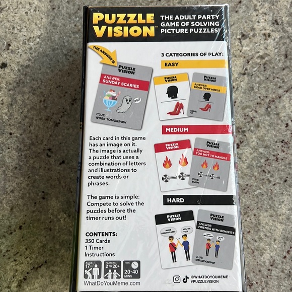 Puzzle Vision Board Game - Picture 2 of 3